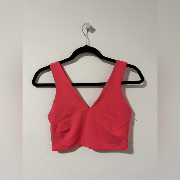 New FP Movement Never Better Crop V-Neck Tank in coral - Womens - Picture 6 of 9